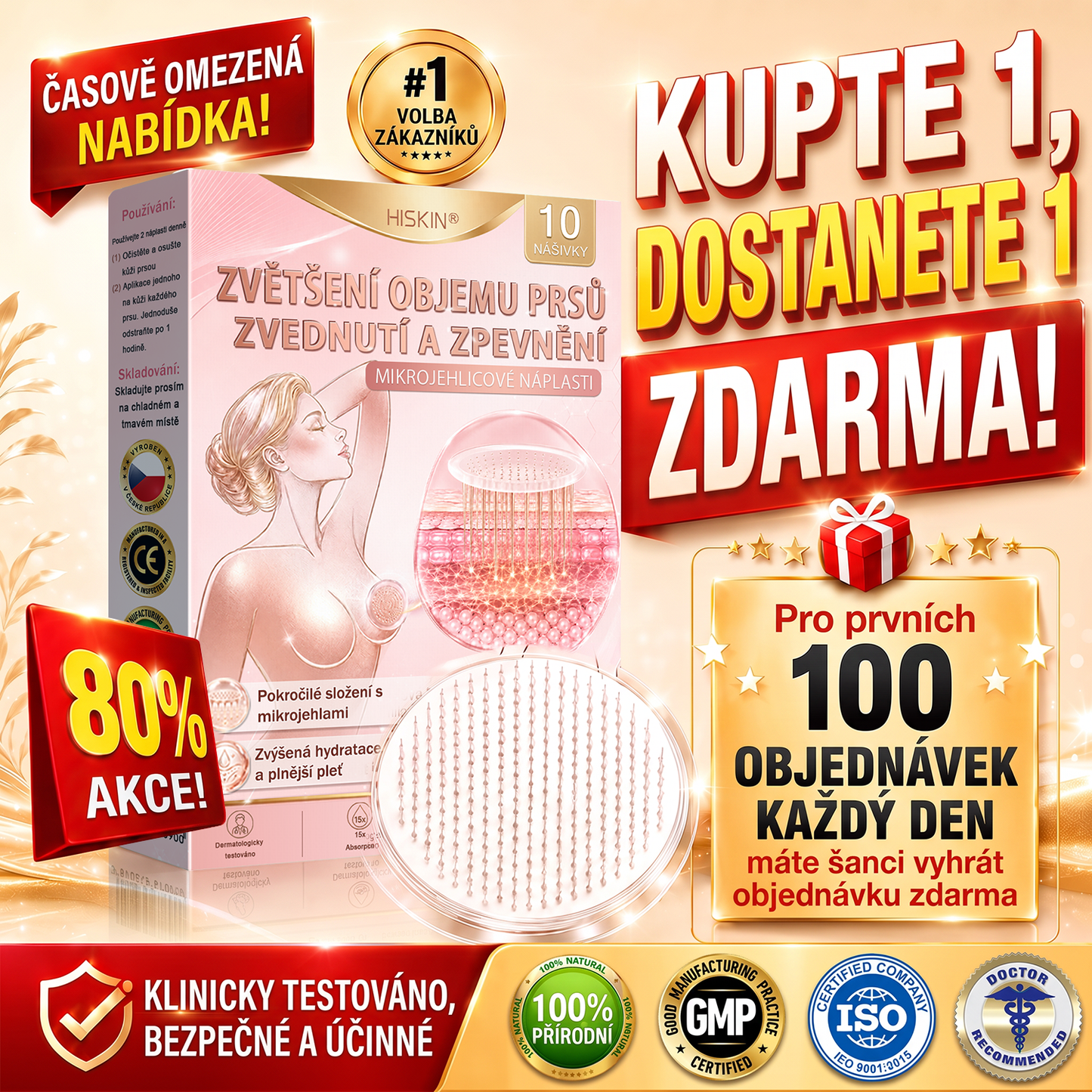 🎁🎁🎁𝐇𝐈𝐒𝐊𝐈𝐍® Zbývá už jen 10 balíčků! Dáváme vám navíc 50% slevu! Pečujte o svou postavu a zdraví! Pokud to teď propásnete, další příležitost bude až příští rok.