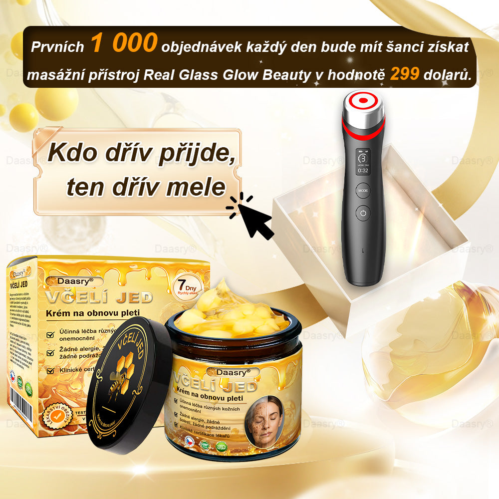 𝓓𝓪𝓪𝓼𝓻𝔂®Krém s včelím jedem pro obnovu a omlazení pleti. Snižuje vrásky, hydratuje, rozjasňuje, hojí jizvičky, zklidňuje citlivou pleť a sjednocuje barvu pleti.