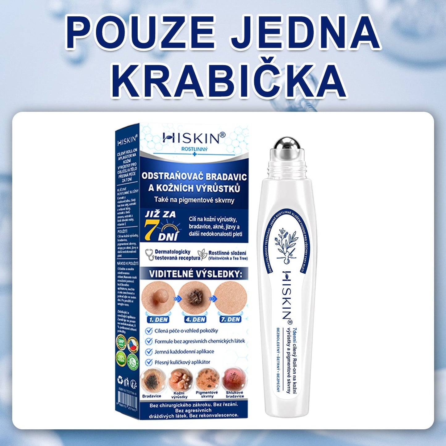 Oficiální značkový obchod | 🐬Hiskin® 7denní odstraňovač skvrn a pigmentových skvrn (Bezbolestný rollerball bez jizev)