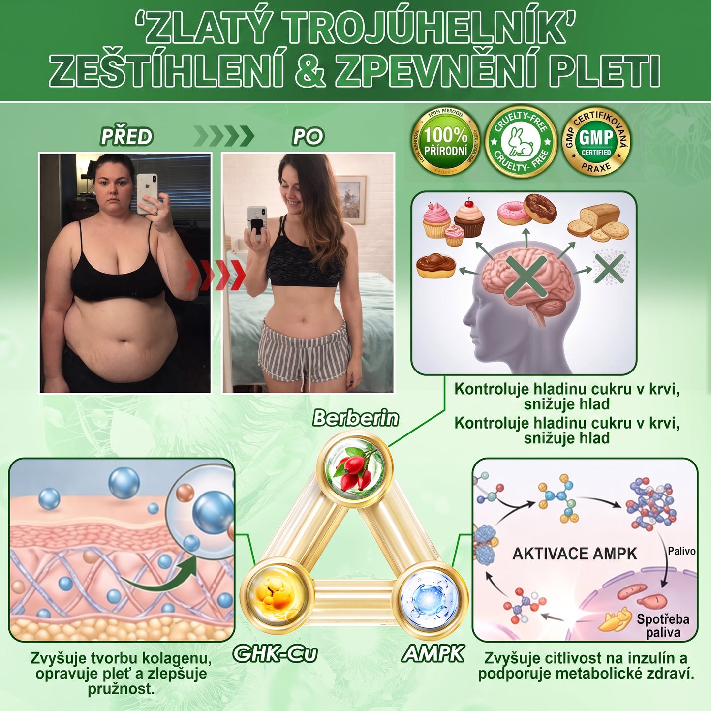🏥 AMZKEEP® NAD+ Moringa Berberin AMPK nano-mikrojehličková náplast ✅ 1× denně, viditelné změny za 7 dní｜Berberin + moringa｜Na obezitu, povolenou kůži, cukrovku, spánkovou apnoi, kloubní potíže a další 💯🚀