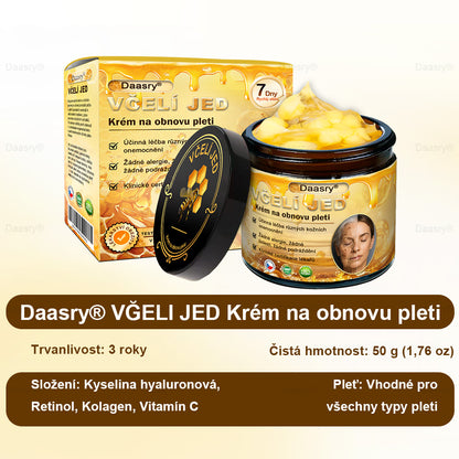 𝓓𝓪𝓪𝓼𝓻𝔂®Krém s včelím jedem pro obnovu a omlazení pleti. Snižuje vrásky, hydratuje, rozjasňuje, hojí jizvičky, zklidňuje citlivou pleť a sjednocuje barvu pleti.