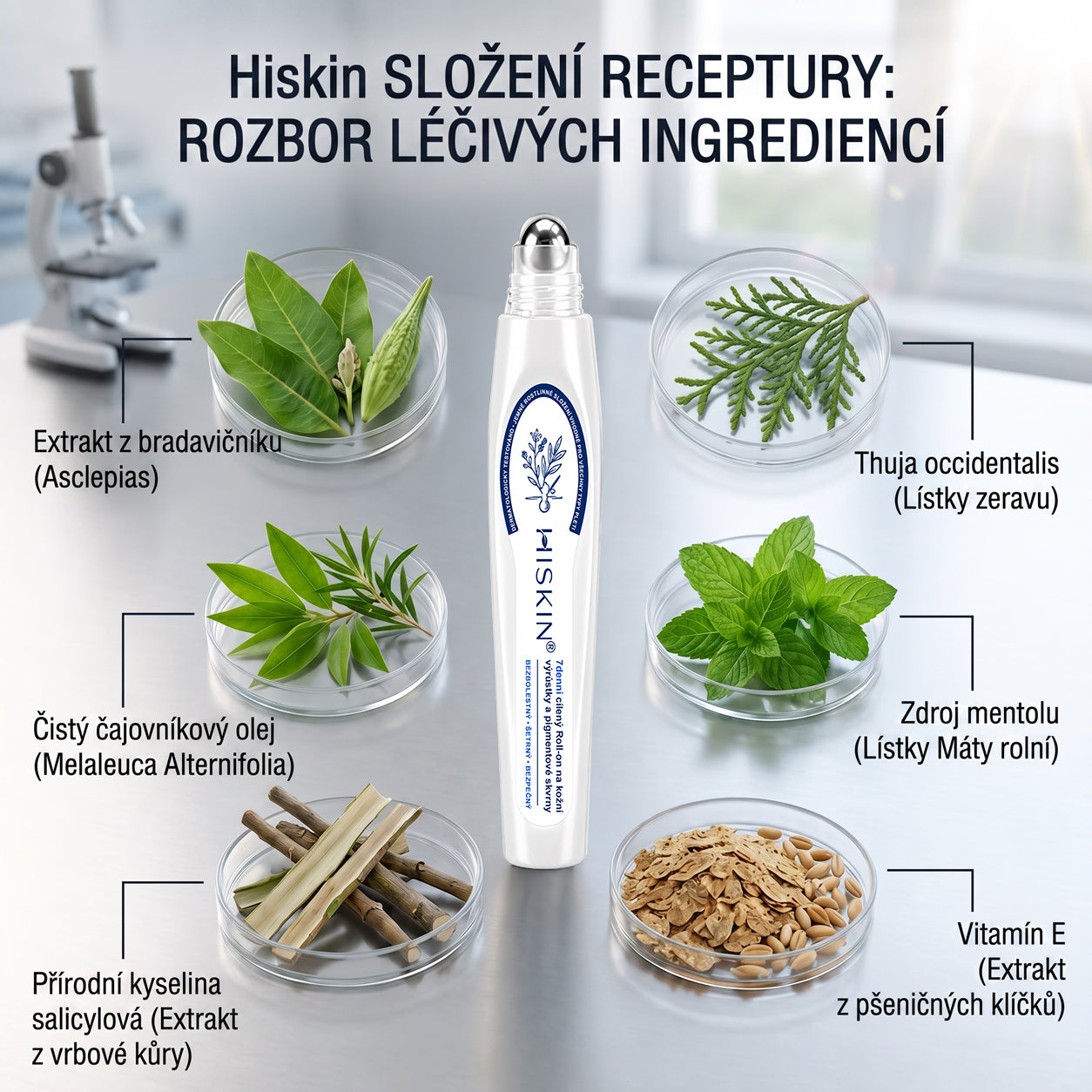Oficiální značkový obchod | 🐬Hiskin® 7denní odstraňovač skvrn a pigmentových skvrn (Bezbolestný rollerball bez jizev)